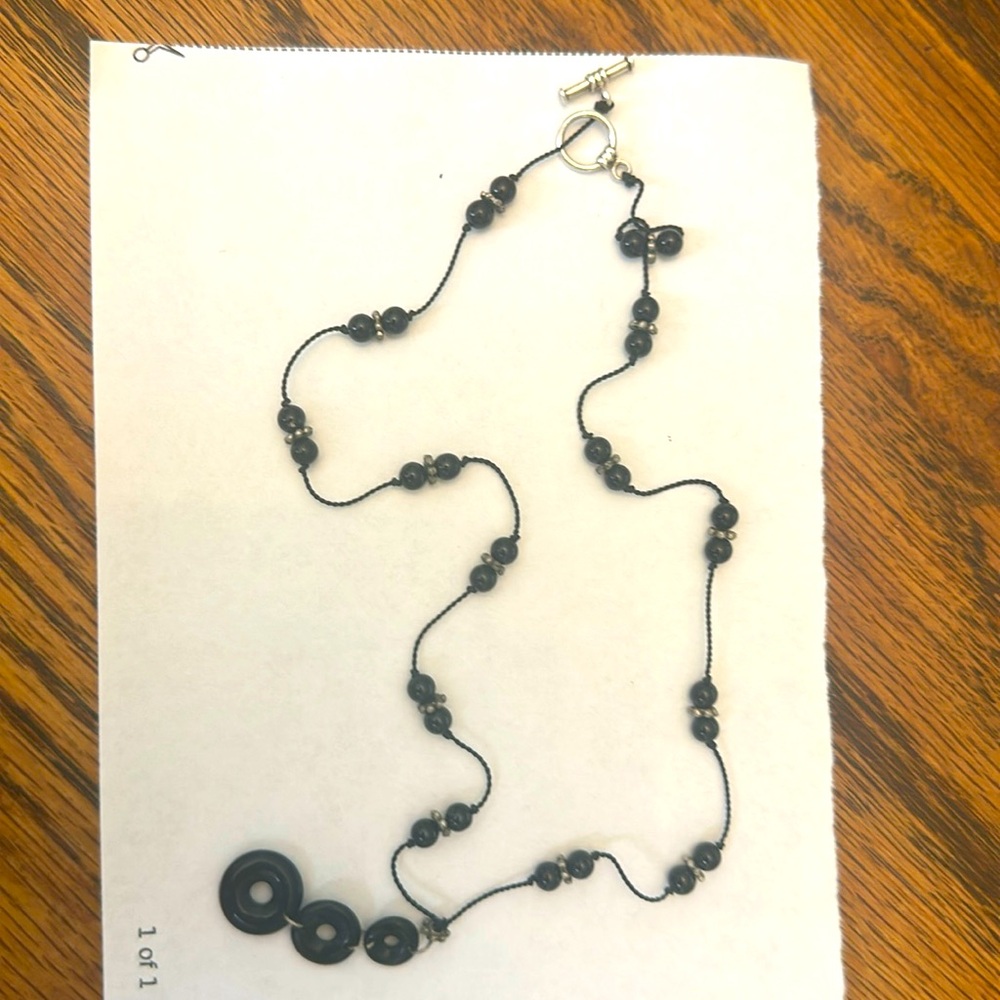 Beaded necklace fashion statement Worn once